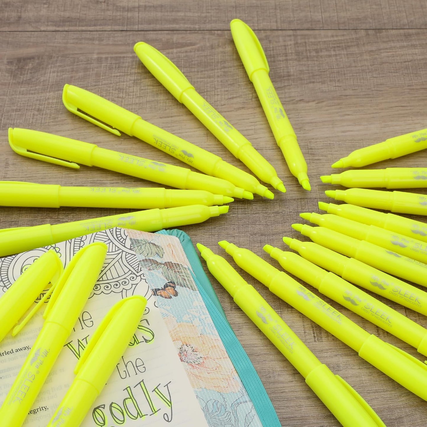 Mr. Pen- Yellow Highlighters, 30 Pack, Chisel Tip, Quick-Dry, Smear-Resistant, Odorless Yellow Highlighters Bulk for School, Office & Journaling