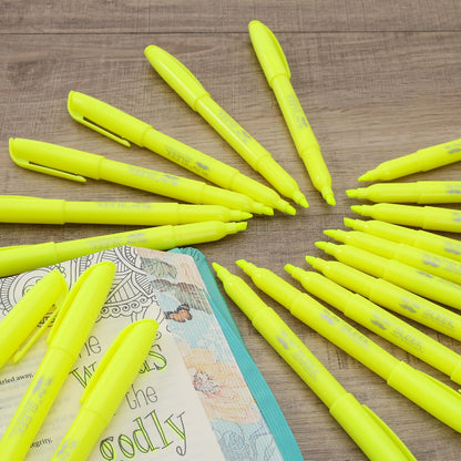 Mr. Pen- Yellow Highlighters, 30 Pack, Chisel Tip, Quick-Dry, Smear-Resistant, Odorless Yellow Highlighters Bulk for School, Office & Journaling