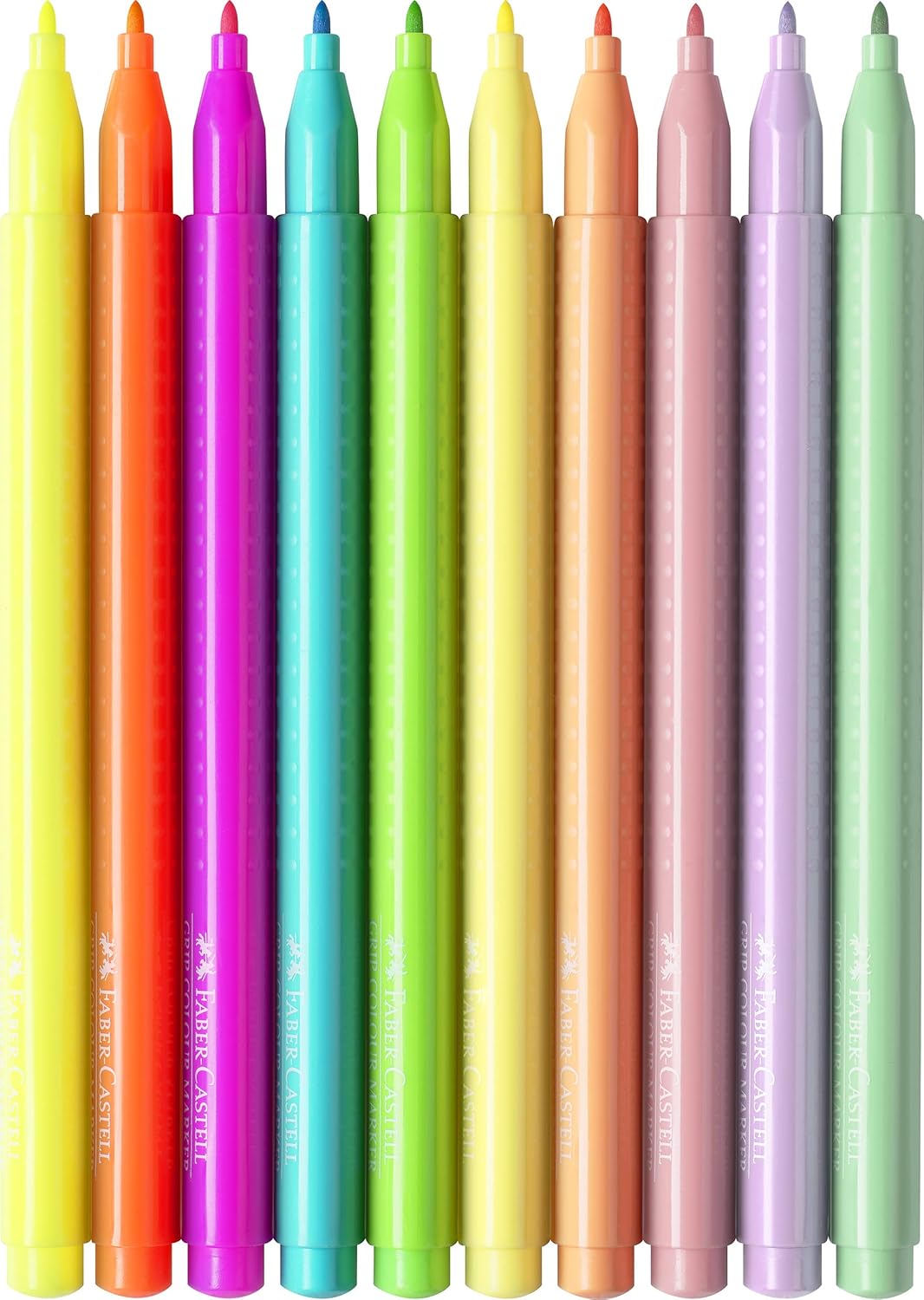 Faber-Castell Grip Colour Felt Tip Pens - Set of 30
