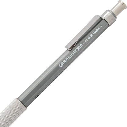 Pentel Drafting Kit with Graph Gear 500 Automatic Drafting Pencil, 0.7mm, Blue Barrel, Lead and Mini Eraser (PG527LEBP)