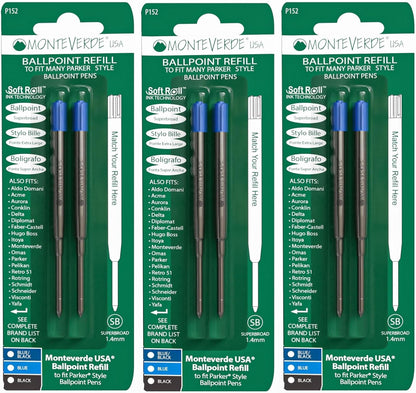 Monteverde Ballpoint Refill to Fit Parker Ballpoint Pens (P15)