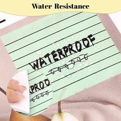 3x3 Inch Transparent Sticky Notes 300 Sheets, Clear Translucent Lined Self-Adhesive Memo Repositionable Reminder Pad for Office, College Students, Planners, Journals, School Supplies (Purple)