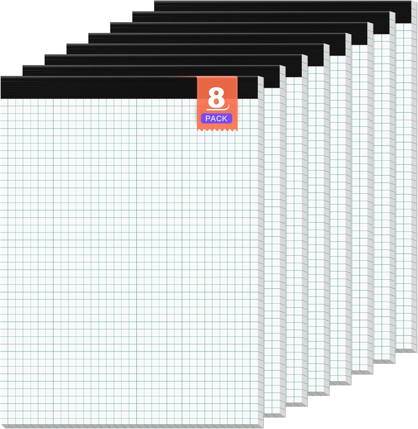 Large Graph Paper Pad 11 x 17, Grid Paper, 4x4 Graph Ruled, Blueprint Quadrille Pad, 30 Sheets Engineering Paper, Drafting Paper, Graft Paper for Architect Engineer Designer Mathematician Draftsman