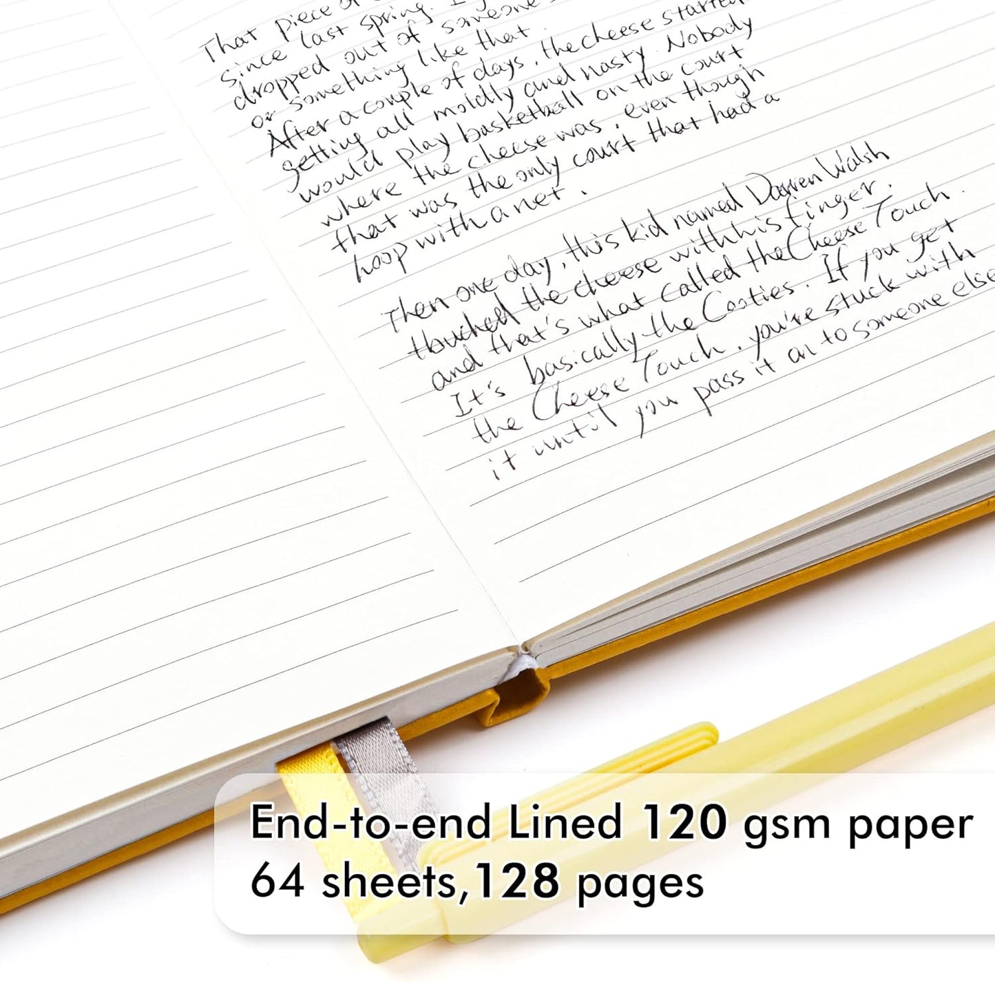 feela College Ruled Notebooks, 24 Pack Business Notebook Hardcover Lined Writing Journal with Pen Holder for Men Women Note Taking, with 24 Black Pens, 120 GSM, 5.1”x8.3”, A5, White