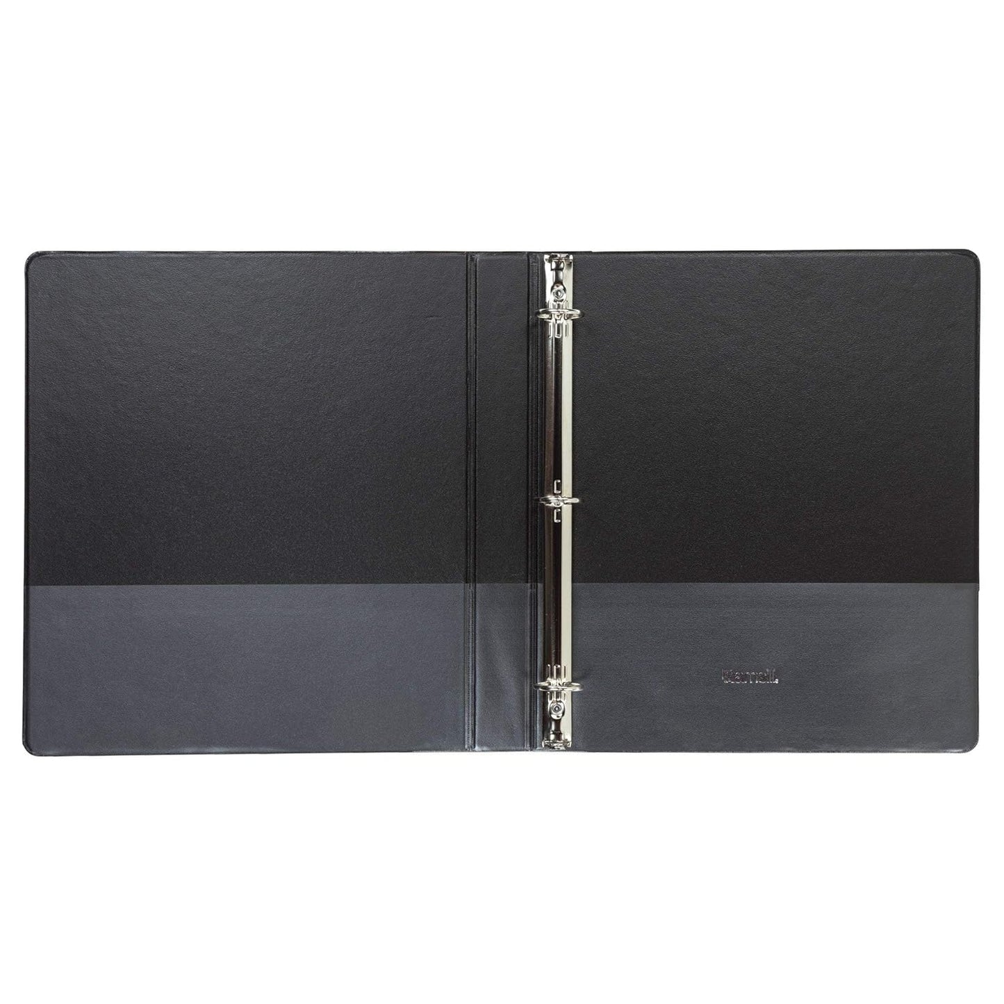 Samsill 3 Inch 3 Ring Binders, Economy Round Ring, Clear View Cover, 550 Sheet Capacity - for School, Home, Office - Black, 4 Pack