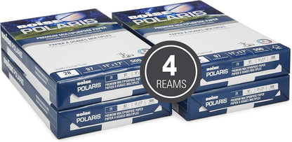 Boise Paper Premium Multipurpose Copy Paper | 8.5" x 11" Letter | 97 Bright White, 24 lb. | 10 Ream Carton (5,000 Sheets)