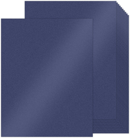 100 Sheets White Shimmer Cardstock 8.5 x 11 Certificate Paper, Goefun 80lb Pearlescent Paper for Invitations, Certificates, Crafts, DIY Cards