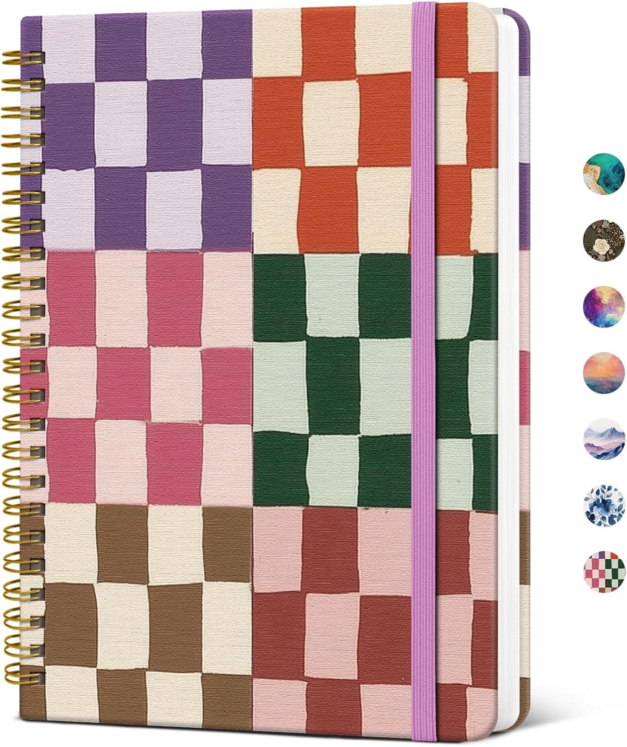 Taja Lined Spiral Notebook Journal for Women A5(5.8" × 8.3"), Cute Hardcover Notebook for Work, School & Note Taking, Pretty College Ruled Journal for Writing, 140 Pages, Sunset