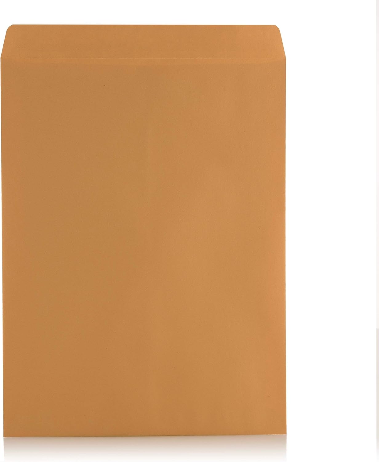 Aimoh 100 10 x 13 Self-Seal Brown Kraft Catalog Envelopes - 28lb, 100 Count, Ultra Strong Quick-Seal, 10x13 inch (39300)
