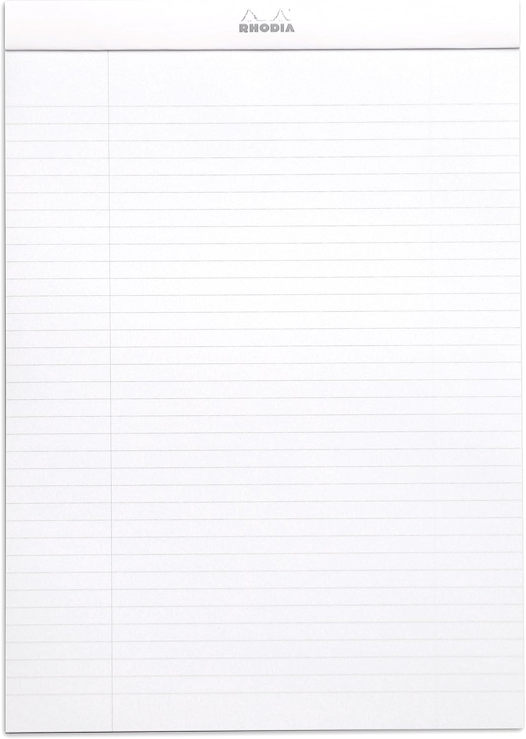 Rhodia Notepad, No18 A4, Lined - White, 8 1/4"" x 11 3/4""" (18601C)