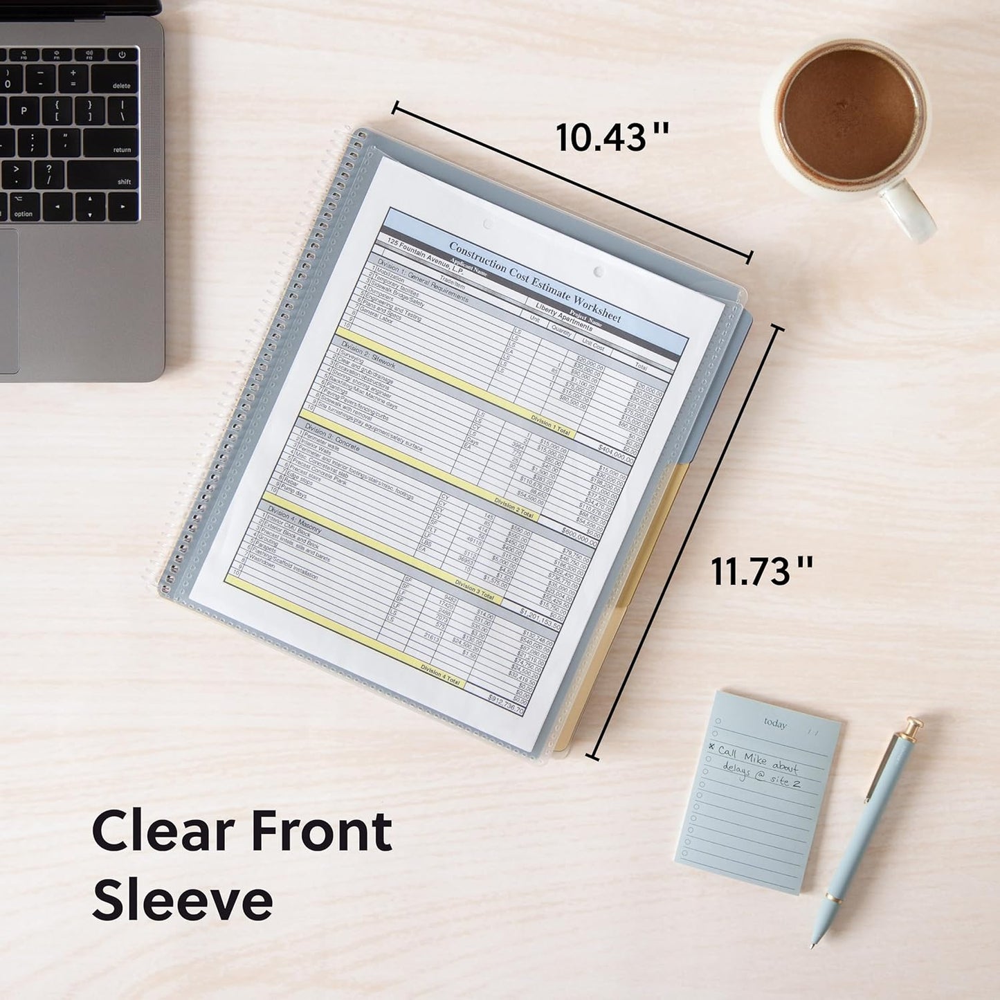 Smead Poly Project Organizer, 6 Tabs, 12 Pockets, Letter Size, Pastel (89208) (Pack of 1)