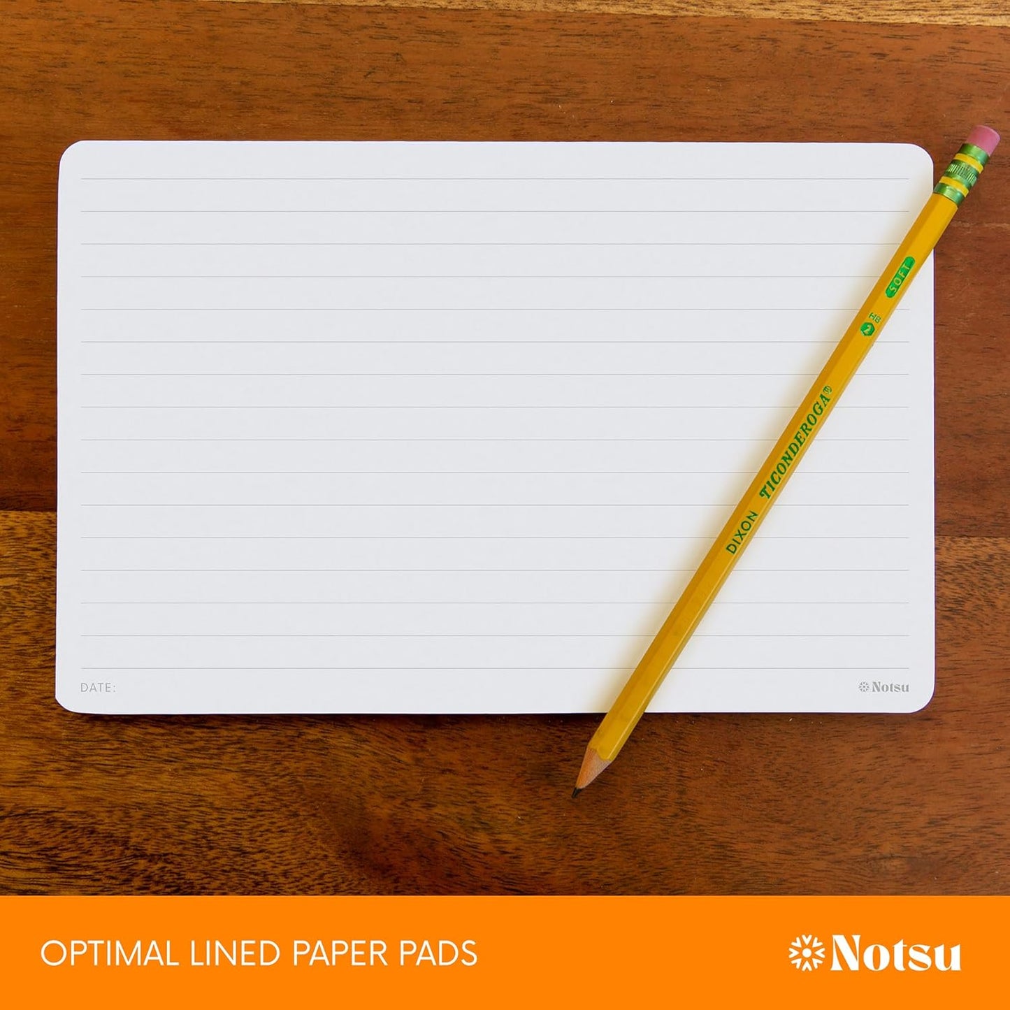 Notsu Graph Notepads 11 x 17 inch | Large Graphing Double Sided Drafting Pads with 1/4" Quad Grid Premium Thick Paper 120gsm