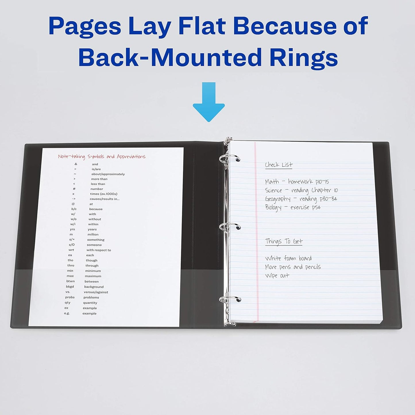 Avery Standard View 3 Ring Binders, 1.5" Round Rings, 275-Sheet Capacity, 2.1 Inch Wide Spine, White Binders, Ideal for Lightweight Organization and Occasional Referencing (12-Pack of 05726)