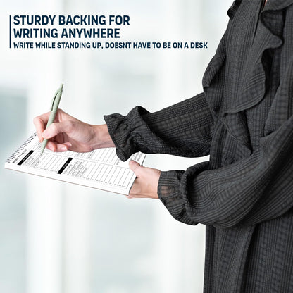 To Do List Notepad: With Multiple Functional Sections - 6.5 x 9.8" 60 Sheets - Spiral Daily Planner Notebook - Task CheckList Organizer Agenda Pad for Work - Note & Todo List Organization Notebooks