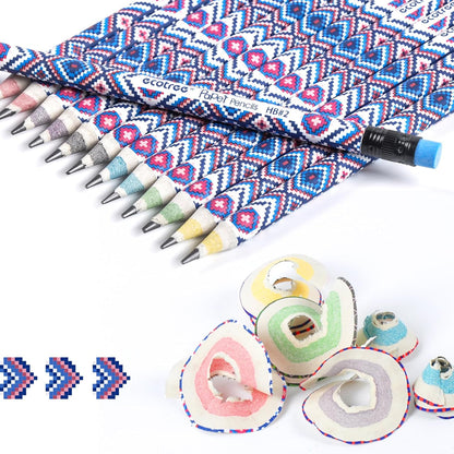 ECOTREE Pencils #2 Pre-Sharpened Pencils for Kids Number 2 Pencil with Erasers for School, Writing, 12 Count