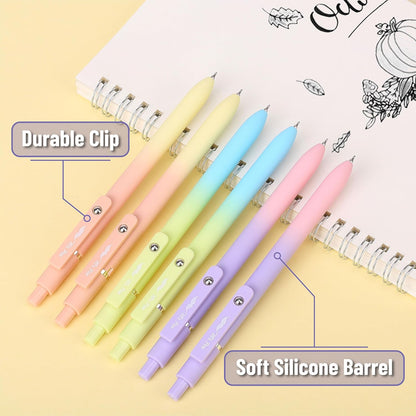 Mr. Pen- Retractable Gel Pens, 12 Pack, Morandi and Vintage Barrels, Fast Dry, Black Gel Pens Fine Point 0.5mm, Aesthetic Pens for Journaling