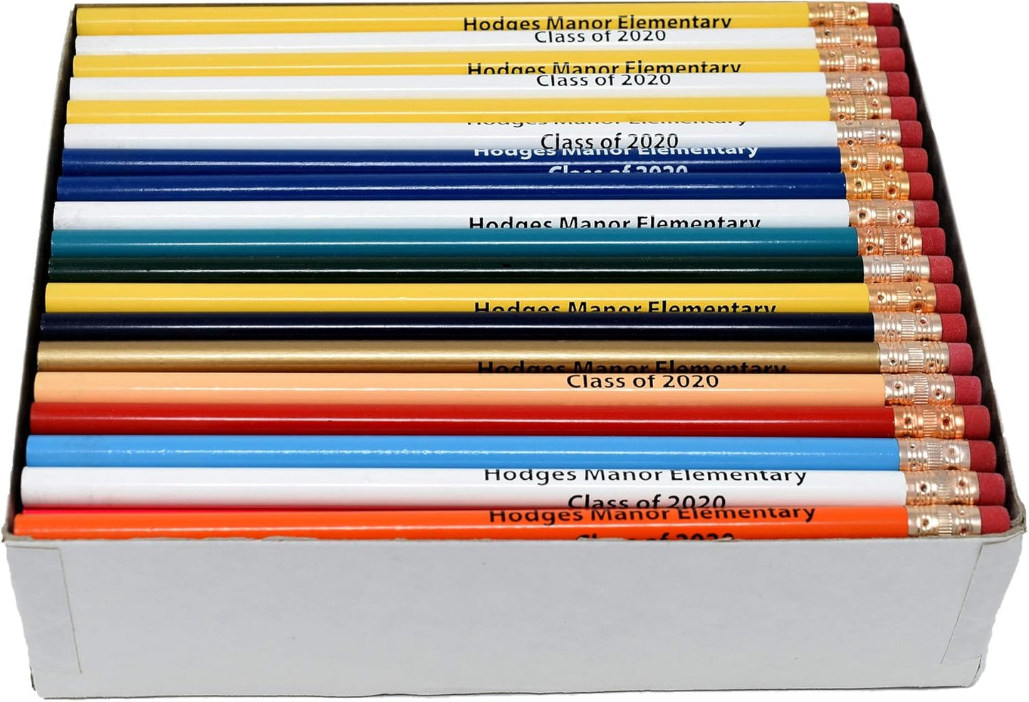Pencil Guy Promotional Personalized Imprinted Round Pencils.-500 per box