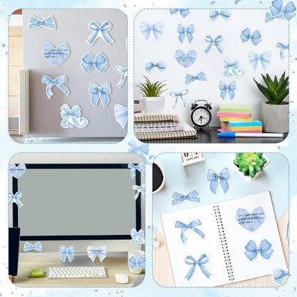 CJiangpo 30Pcs Marshmallow Sticky Notes Pads, 600 Sheets Cute Self Stick Notepad Memo Pads Funny Cartoon Page Marker Classroom Rewards Camping Themed Gift