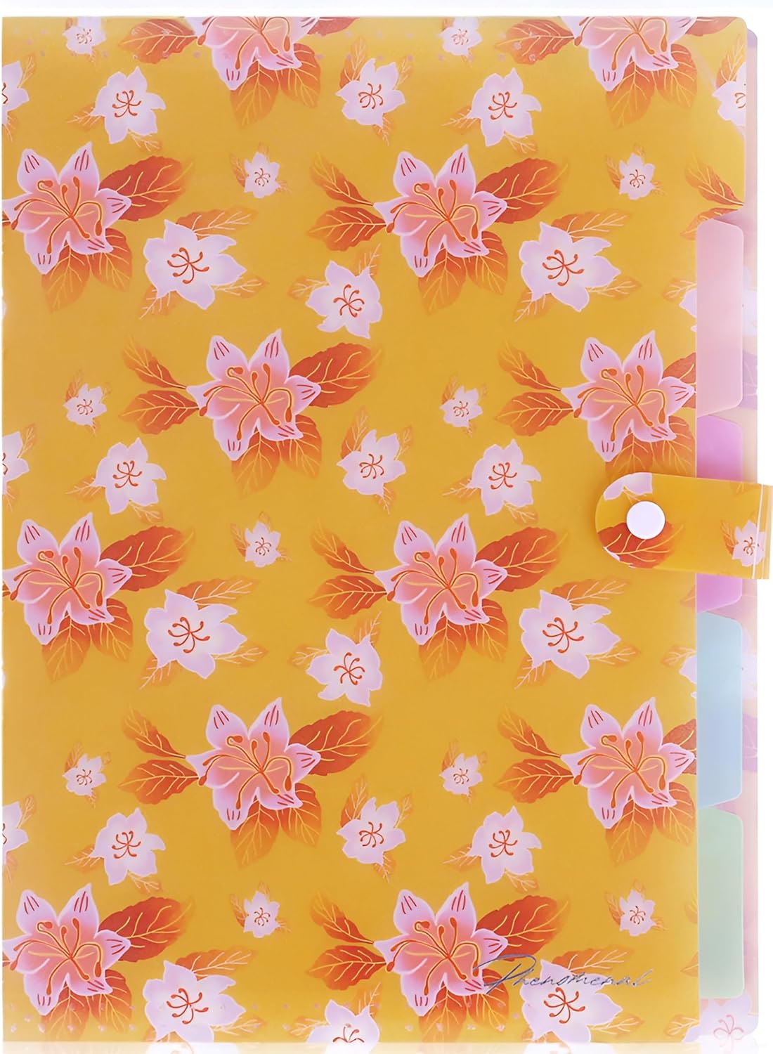 Forest Series Expanding File Folder Stylish Funky Cute Retro Document Organizer with Natural Scenes for Students,Teachers & Freelancers - Blue Butterfly