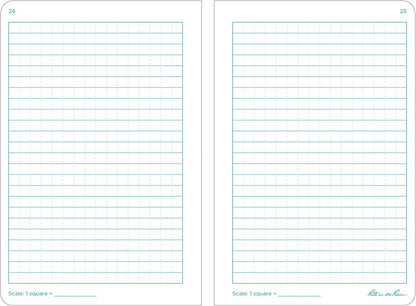 Rite In The Rain Weatherproof Stapled Notebook, 4.625" x 7", Orange Cover, Universal Pattern, 3 Pack (No. OR71FX)
