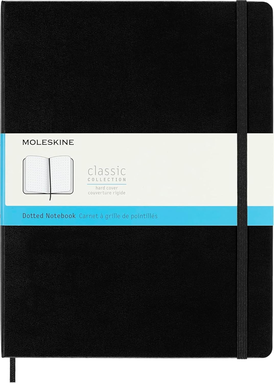 Moleskine Classic Notebook, Large, Squared, Red, Hard Cover (5 x 8.25)