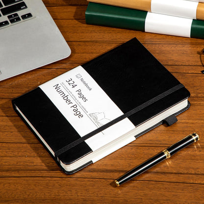 Yoment Leather Journal for Men Women, 324 Numbered Pages Thick Journals for Writing with Contents, A5 Hardcover College Ruled Journaling Notebooks for Travel, Note Taking, Diary, Green