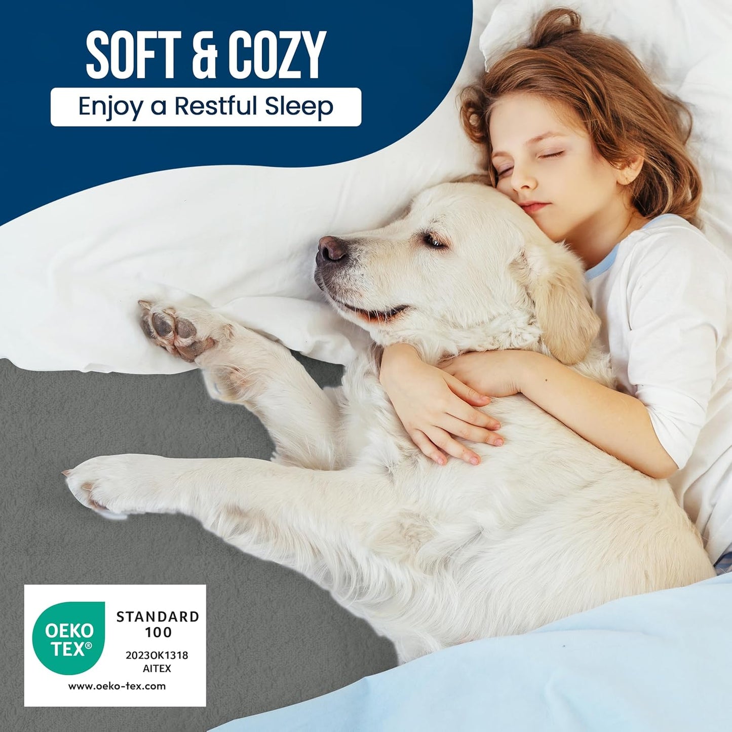 Twin Size Mattress Protector Waterproof, Premium 200 GSM Terry Mattress Cover, Soft & Breathable Bed Cover, Fitted Sheet Style Stretchable Deep Pockets 15" by Utopia Bedding (White)