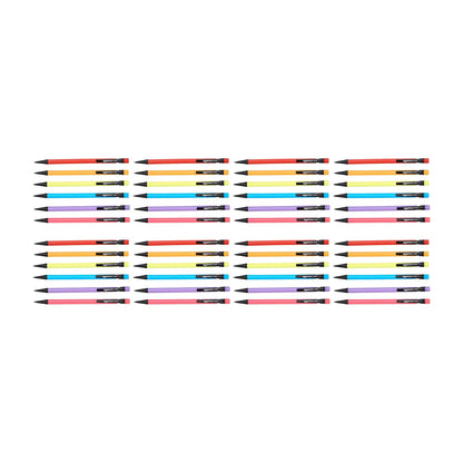 Amazon Basics Mechanical Pencils 0.7mm for Writing, Drawing, School and Office Supplies, Multicolor, 24-Pack