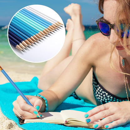 TecUnite 120 Pcs #2 HB Pencils with Eraser No 2 Unsharpened Wooden Hexagonal Pencils for Adults Gifts for School Exam art Learning Office Sketching(Rainbow Colors)