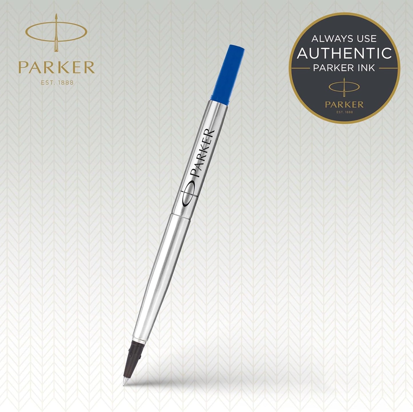 Parker Rollerball Pen Refill | Fine Point | Blue QUINK Ink | 1 Count