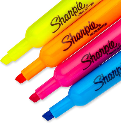 Sharpie Accent Tank-Style Highlighters, 6 Colored Highlighters (25876PP)