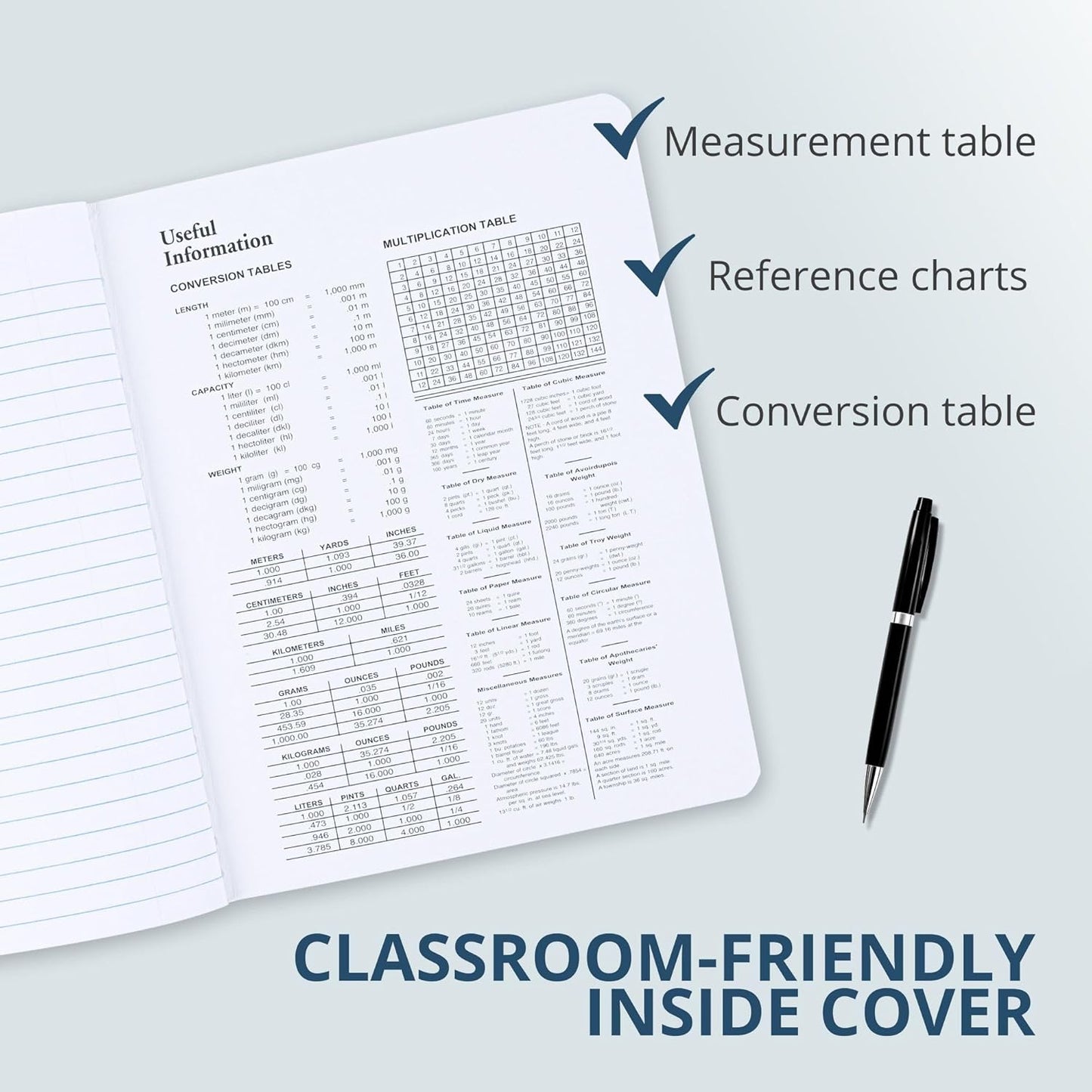 Roaring Spring Hard Cover Composition Notebook, 4 Pack, Assorted Colors Marble Comp Book, 9.75″ x 7.5″, Wide-Ruled with Margin, 100 Sheets (200 Pages)