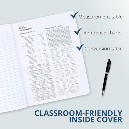 Roaring Spring Hard Cover Composition Notebook, 4 Pack, Assorted Colors Marble Comp Book, 9.75″ x 7.5″, Wide-Ruled with Margin, 100 Sheets (200 Pages)