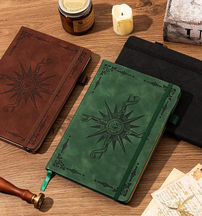 Lined Journal Notebook, A5 200 Pages Leather Journals For Writing Women & Men Travel,business,work & School,college Ruled Notebooks Hardcover Journaling Notebooks Daily Diary, 5.7'' X 8.3''-Purple