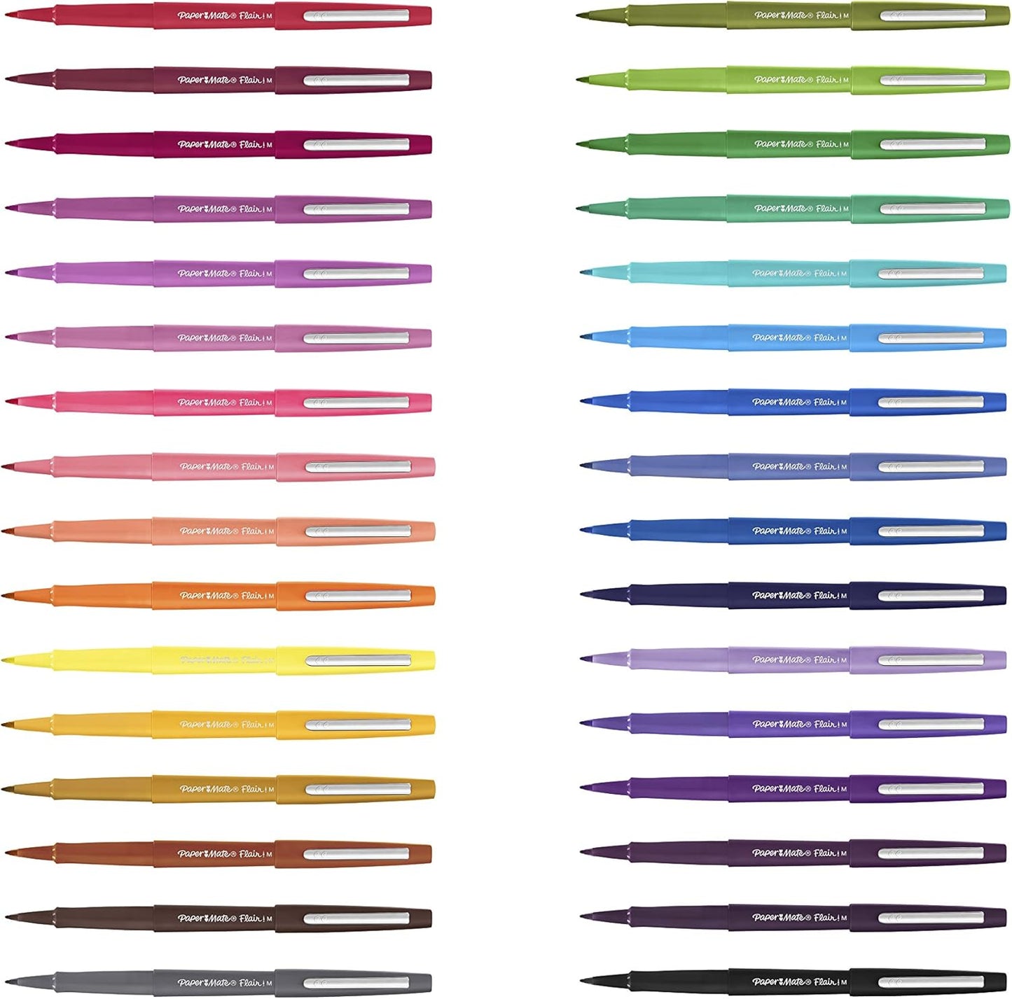 Paper Mate Flair Felt Tip Pens, Bold Tip (1.2 mm), 16 Count - Back to School, Teacher Supplies, Arts & Crafts