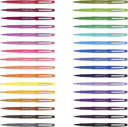 Paper Mate Flair Felt Tip Pens, Medium Point (0.7mm), Red, 4 Count