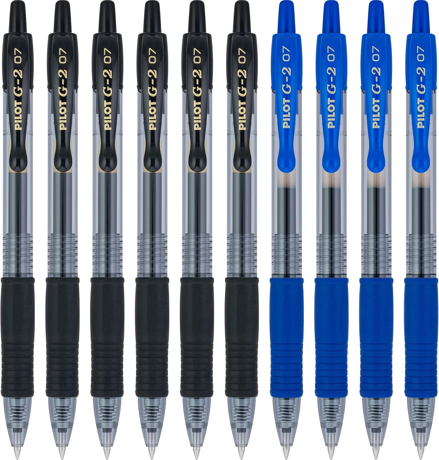 PILOT G2 Premium Refillable and Retractable Rolling Ball Gel Pens, Extra Fine Point, Assorted Color Inks, 5-Pack (31300)