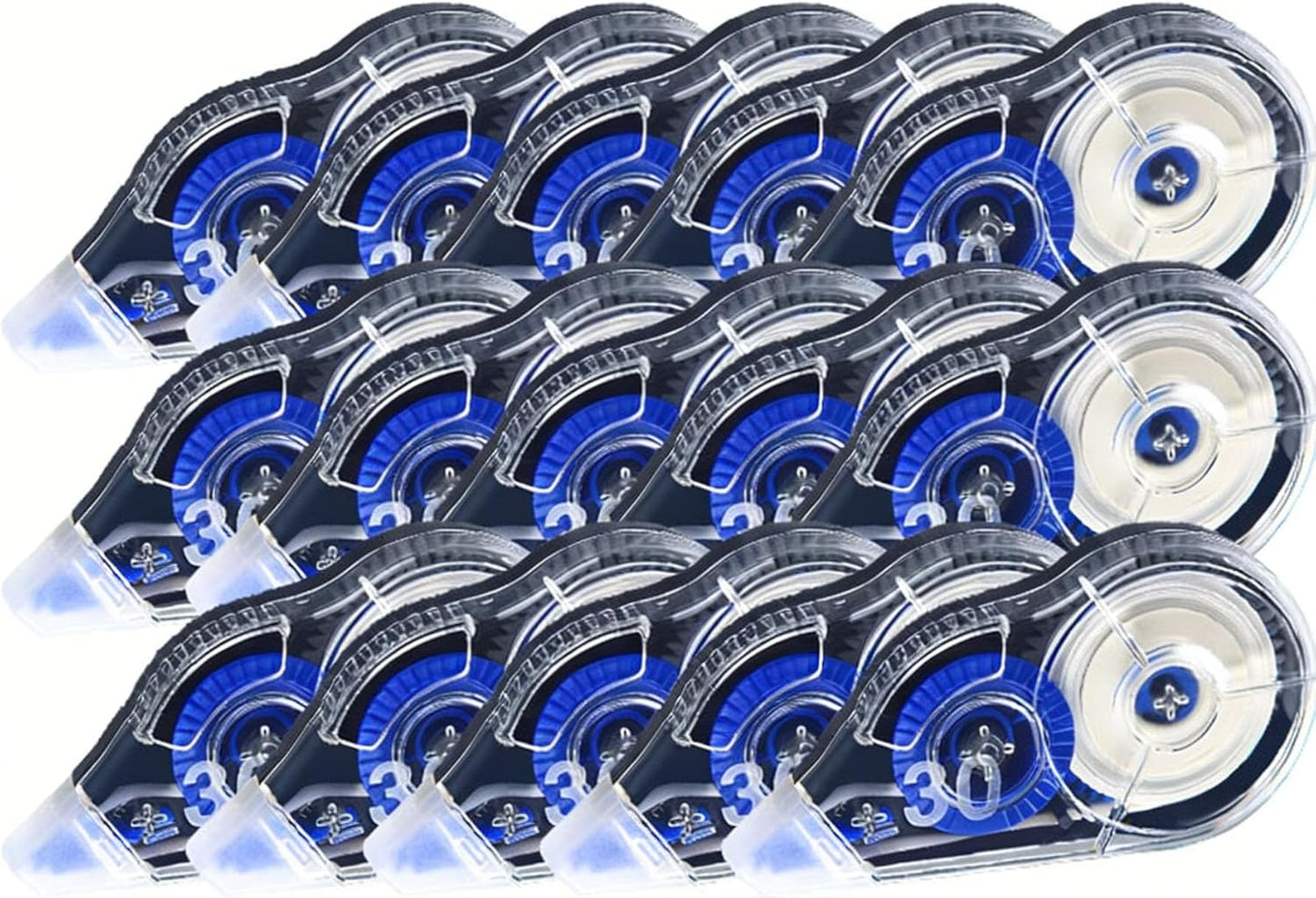 Correction Tape, 10 Pack 33Ft White Correction Tape Roll Easy-to-Use Applicator for Instant Corrections, Ideal for School, Home, and Office Supplies