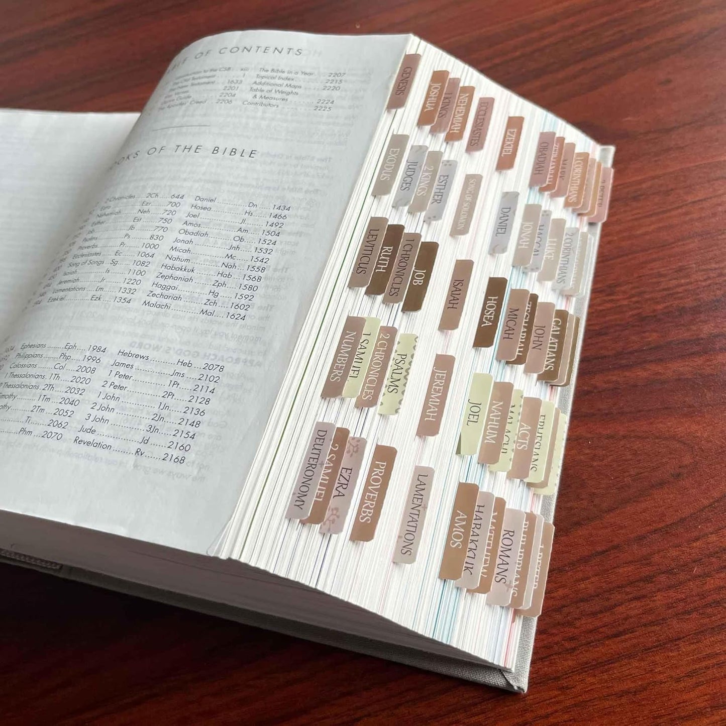 Thinkor- Repositionable Bible Tabs, 66 Pink Theme Laminated Tabs for Women, Thinkor for Study Bible