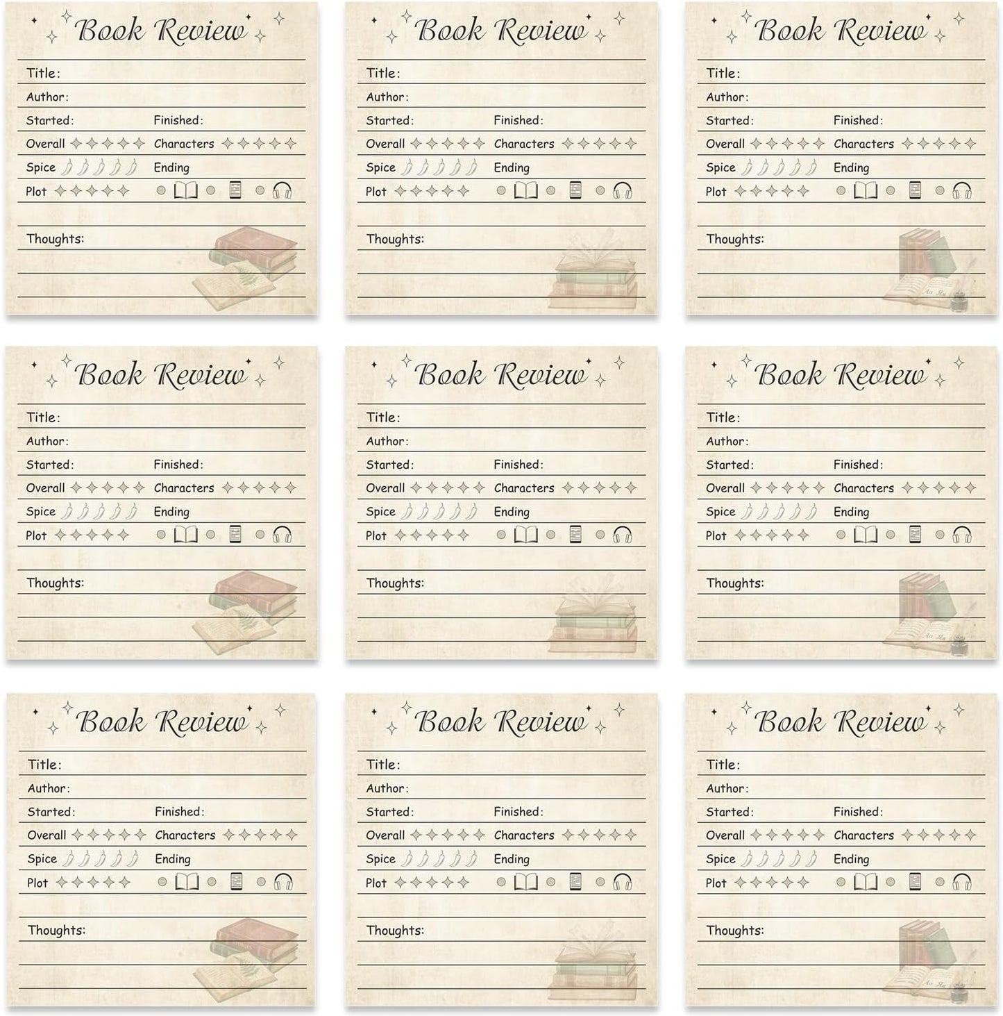 Inspirational Sticky Notes Gifts - 9 Pack Funny Positive Quotes Notepads 3x3 Inches, Fun Motivational Self-Adhesive Memo Pads Office Study Supplies for Friends Coworkers (450 Sheets)