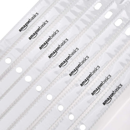 Amazon Basics Sheet Protectors for 3 Ring Binder, Heavyweight, Acid-Free, Clear Plastic Sleeves, Letter Size, 8.5 x 11 Inch, 100-Pack