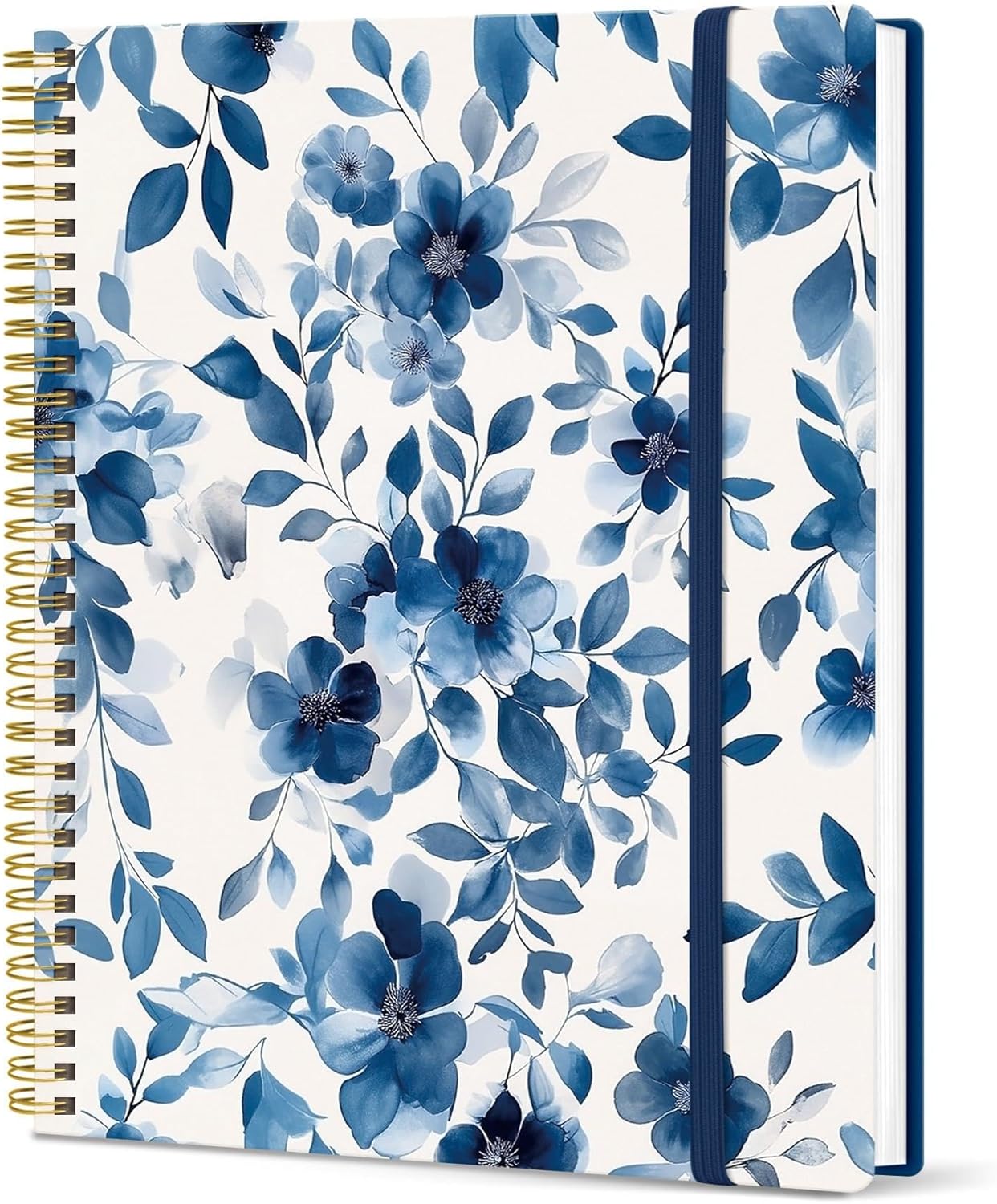 Taja Large Spiral Lined Journal for Women, 8.5" x 11" Notebooks for Work Collge Ruled, A4 Aesthetic Cute Journaling Notebooks for Writing, Plastic Cover, Celestial