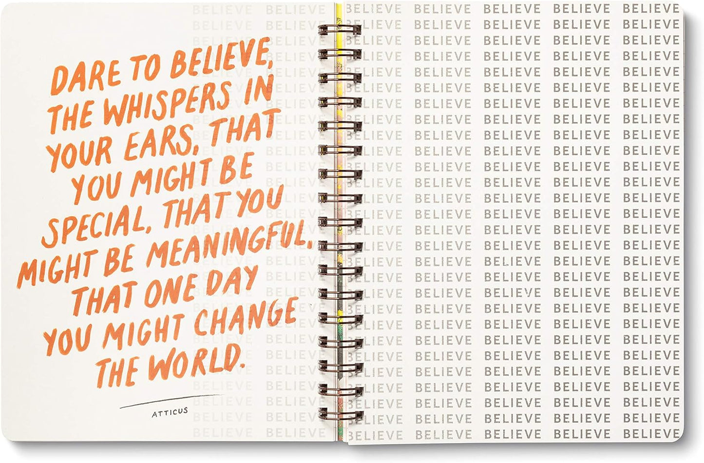 Compendium Spiral Notebook – Expect the Best Things to Happen Today – A Designer Spiral Notebook with 192 Lined Pages, College Ruled, 7.0" W x 9.25" H