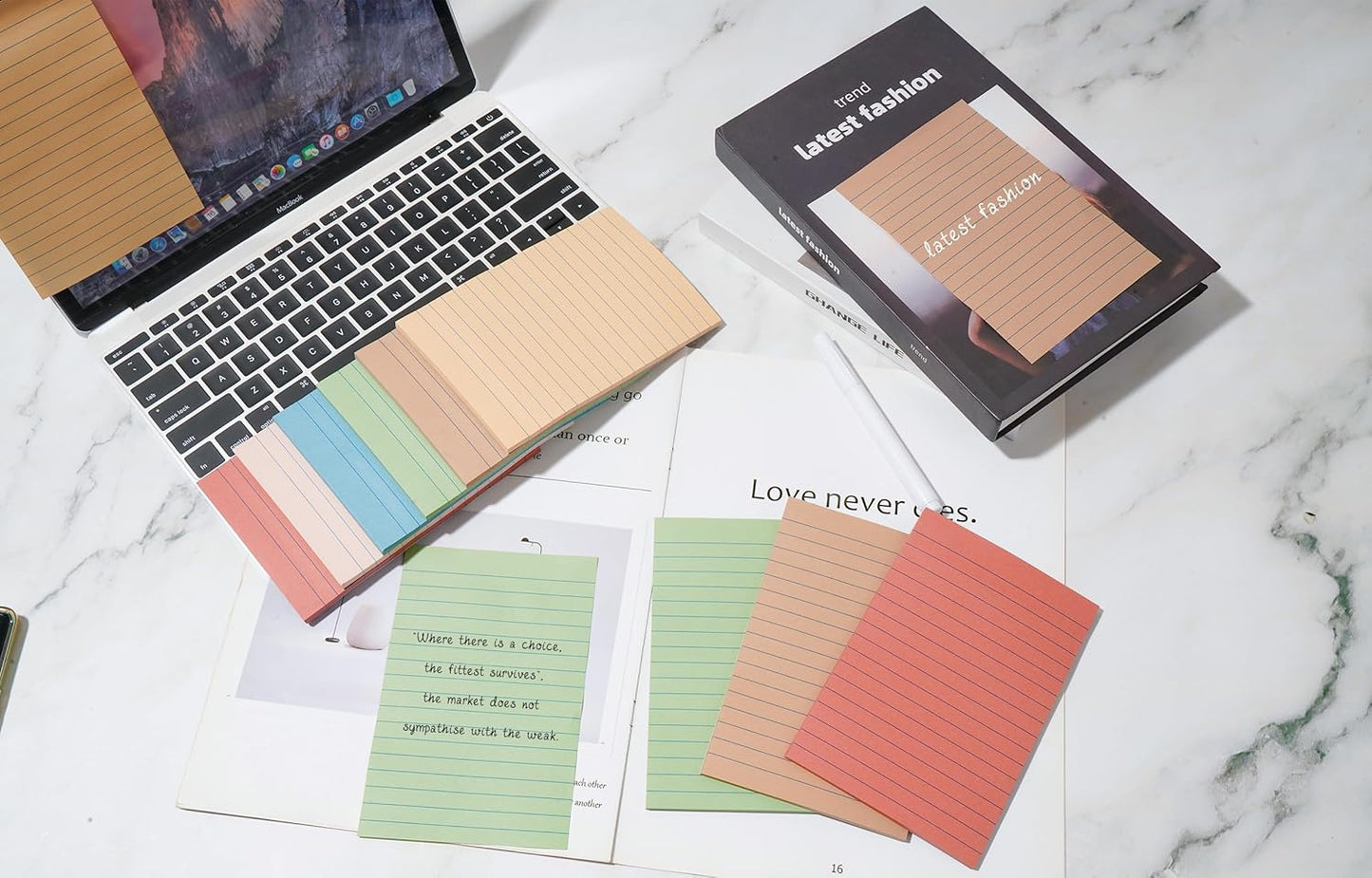 9 Pads Lined Sticky Notes 4x6 inch Post, Yellow, Clean Removal, Self-Stick Pads, Large Sticky Notes Easily Used for Home, Office, School, 40 Sheets/Pad