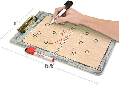 GoSports Premium Dry Erase Coaches Clipboards – Basketball, Baseball, Football, Soccer, Hockey, Volleyball, Lacrosse