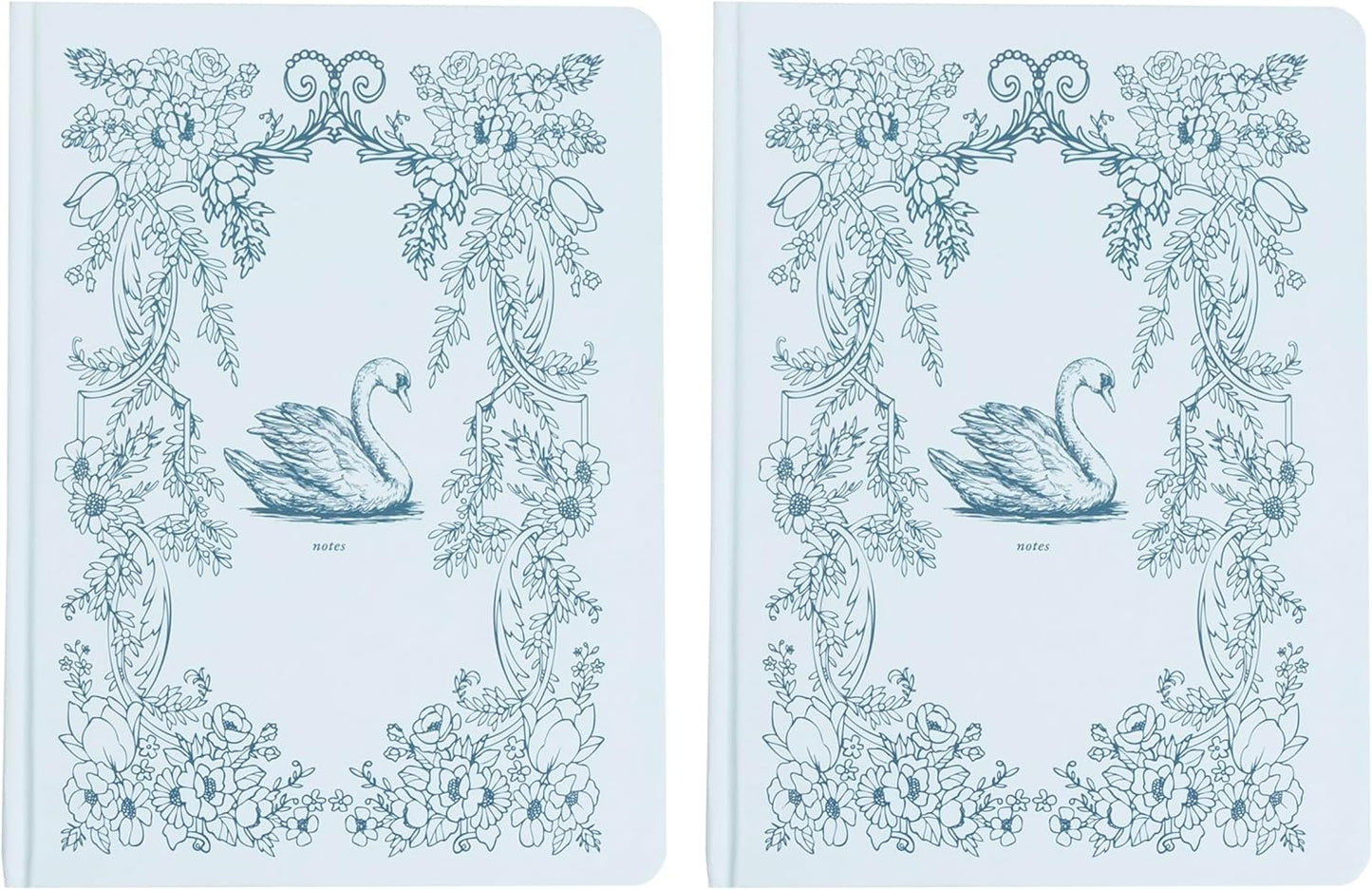 Pearhead Blue Matchbook Hardcover Journal, 6x8 College-Ruled Lined Notebook, 200 Pages, Trendy Writing Journal for Work, School & Everyday Notes