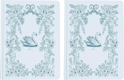 Pearhead Blue Matchbook Hardcover Journal, 6x8 College-Ruled Lined Notebook, 200 Pages, Trendy Writing Journal for Work, School & Everyday Notes