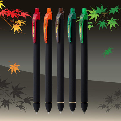 Pentel EnerGel Kuro Shades of the Ocean, Retractable Liquid Gel Pen, Assorted Ink Colors, Pack of 5 (BL437OCNPF5)