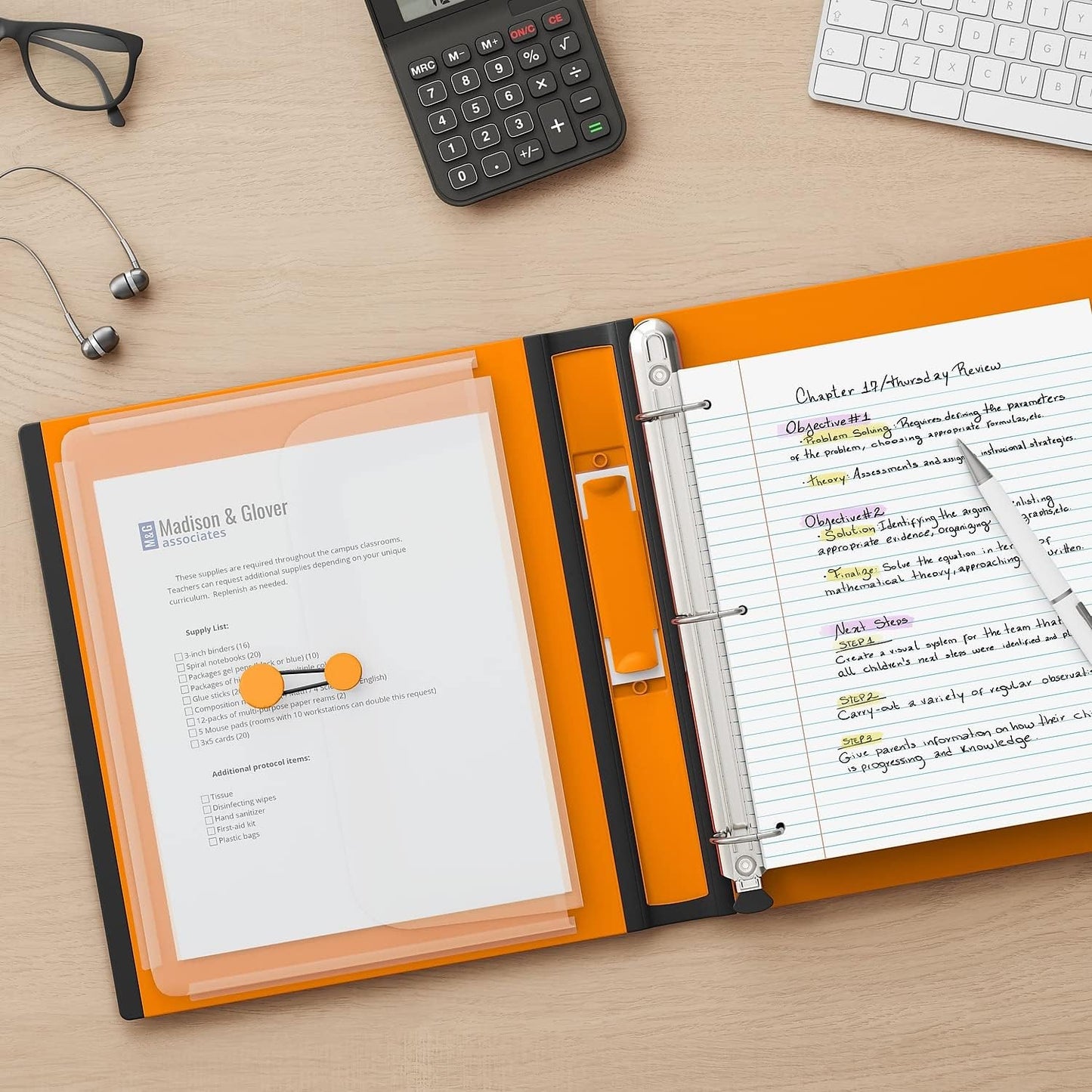 Staples Better Binder 2-Inch D-Ring View Binder, Reinforced Spine, Holds Up to 540 Sheets, Teal, for Office & School