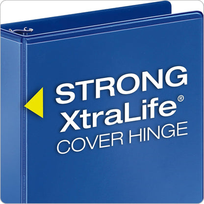 Cardinal Binder Performer with ClearVue Covers, 1.5" Round Rings, 350-Sheet Capacity, White